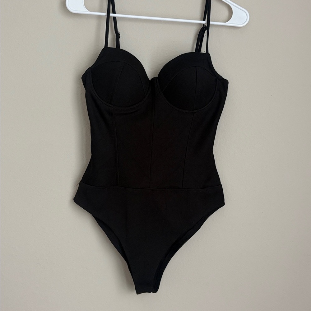 Black corset Bodysuit